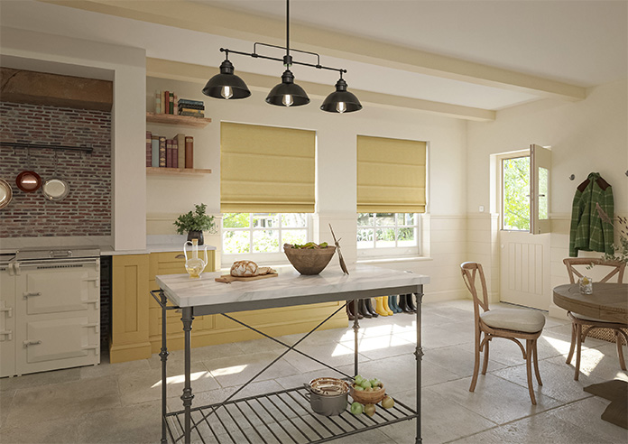 Atina (Blackout), Yellow Joy - Roman Blind - Image 6